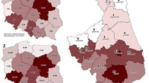 Podlaskie już 5. regionem z największą liczbą COVID-19. Kto i gdzie choruje? [LISTA, MAPY]