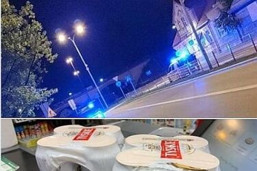 Kompromitacja dla piwa. Goniła ochrona i policja