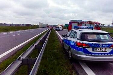 Wypadek na obwodnicy Zambrowa. S8 zablokowana w kierunku Białegostoku