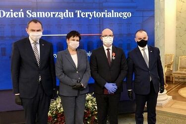Marszałek Artur Kosicki odznaczony przez prezydenta Andrzeja Dudę