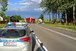 Motocyklista zderzył się z ciężarówką. Trafił do szpitala