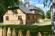 W skansenie można zwiedzać część wystaw z przewodnikiem