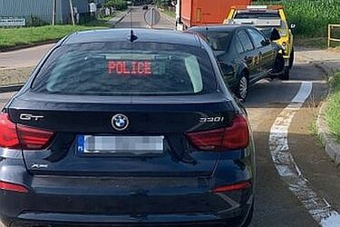 Wypadek za Jeżewem. 70-latek zabrany do szpitala
