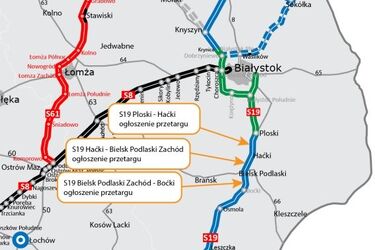 Kolejne fragmety S19. Obwodnica Bielska Podlaskiego, węzeł Boćki i kilkanaście wiaduktów