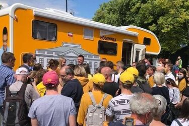 Spotkanie w sprawie nowego ruchu obywatelskiego i pikieta w obronie Białorusinów