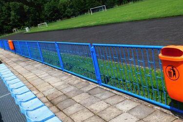 Stadion miejski w Łapach. Jego los jest pod znakiem zapytania