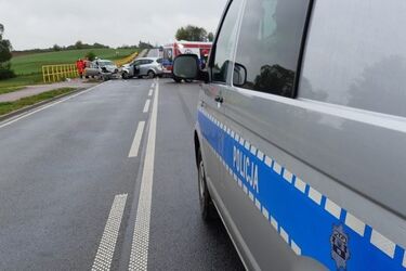 Całkowita blokada fragmentu drogi wojewódzkiej na północy regionu