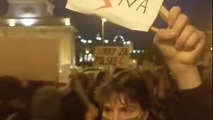 Kobiety zablokowały Białystok. #ToJestWojna [WIDEO]