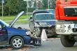 Wypadek tuż przy komendzie Straży Pożarnej. Kobieta z trójką dzieci w szpitalu