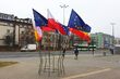 Flagi Polski i Unii Europejskiej w całym Białymstoku. Trwa akcja #potrzebUEmy
