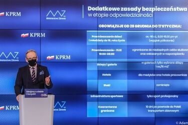 Nowe obostrzenia zaczną obowiązywać od razu po świętach. M.in. zakaz przemieszczania się