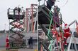 Adam Zdanowicz spadł z 7-metrowego roweru. Pobił jednak rekord Guinessa