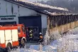 Pożar obory. Spaliło się około 200 krów
