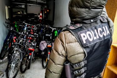 Namierzono dziuplę z kradzionymi rowerami. W garażach było 41 bicykli