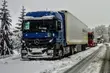 Ciężarówki nie mogą podjeżdżać pod wzniesienia. Zablokowane drogi