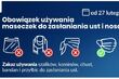 Zakrywanie ust i nosa wyłącznie maseczkami. Co jeszcze się zmienia?