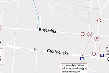 Rusza budowa ronda w Wasilkowie. Będą utrudnienia w ruchu oraz zmiany w kursowaniu BKM
