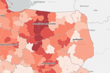 COVID-19. Siemiatycki i suwalski - to najbezpieczniejsze powiaty. Gdzie najwięcej chorych?