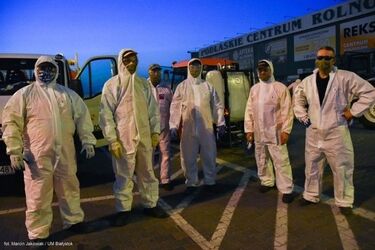 Białystok do dezynfekcji. Mieszkańcy dostaną maseczki