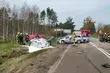 DK 65. Zderzenie 4 osobówek. Jest ofiara śmiertelna