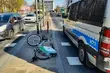Potrącenie rowerzysty na al. Piłsudskiego. Sprawca uciekł