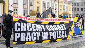 Marsz narodowców zatrzymany przez policję [ZDJĘCIA]