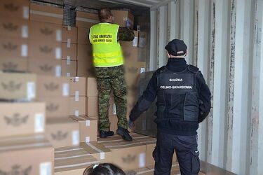 Podlaskie służby przechwyciły gigantyczny przemyt - największy w historii
