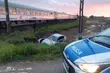 Zderzenie osobówki i pociągu na niestrzeżonym przejeździe