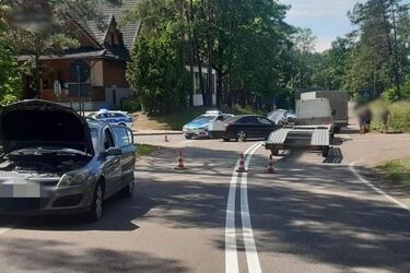 Zderzenie trzech samochodów. Kierowcy byli trzeźwi