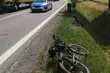 Rowerzysta w szpitalu. Potrącił go młody traktorzysta