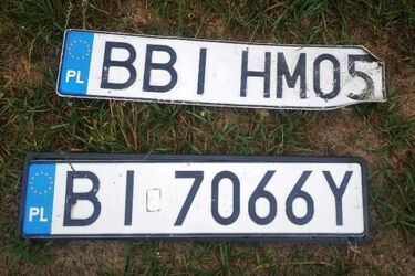 Zgubione tablice rejestracyjne. Do odbioru na Składowej