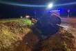 Stracił panowanie nad autem i dachował. Był pijany