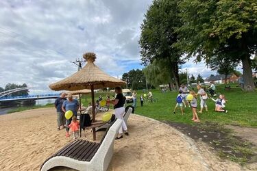 Plaża w Wasilkowie zyskała nowe oblicze