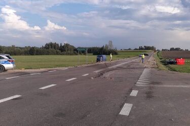 Tragiczny wypadek na trasie Dąbrowa Białostocka - Sokółka