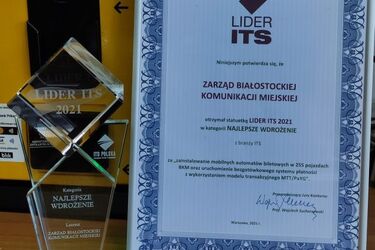 Białostocka Komunikacja Miejska zwyciężyła w ogólnopolskim konkursie