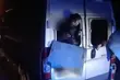 Irakijczycy zdemolowali busa. Grupę 37 imigrantów przewoził Polak [WIDEO]