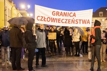 Białystok przeciw przekraczaniu granicy człowieczeństwa. Kolejna manifestacja