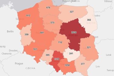 Dobra wiadomość. W Podlaskiem prawie najmniej nowych zakażeń