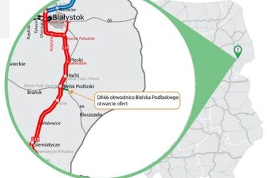 Obwodnica Bielska Podlaskiego. Ogromny rozstrzał cen w przetargu