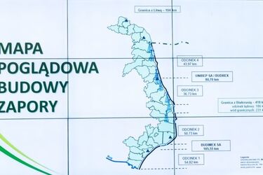 Zaporę na polsko-białoruskiej granicy będą budować całymi dobami. Podpisano umowy