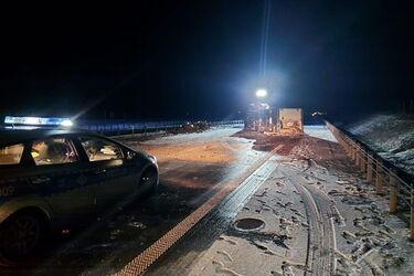 Obwodnica Suwałk zablokowana po zdarzeniach drogowych