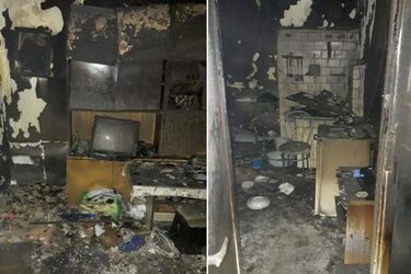 Tragiczny pożar w Goniądzu