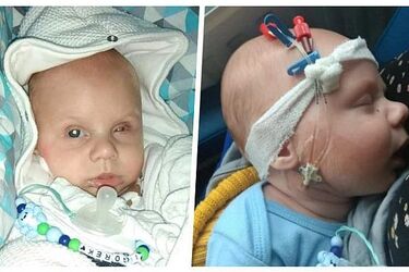 Ma kilka miesięcy i choruje na złośliwy nowotwór. Potrzeba milion na leczenie!