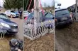 Uciekał z migrantami, zakończył rajd na przydrożnym krzyżu