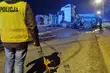 4 osoby w szpitalu po zderzeniu z pojazdem ciężarowym przewożącym węgiel
