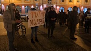 Solidarni z Ukrainą! Tłumy białostoczan na Rynku Kościuszki [ZDJĘCIA]