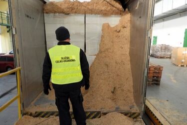 Sterta trocin, a pod nią... papierosy warte 10 mln zł