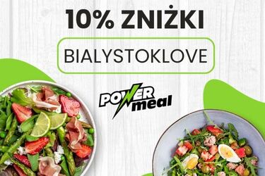 Dieta pudełkowa Power Meal w Białymstoku udostępnia Ci specjalną zniżkę na dowolną dietę! 