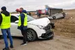 Nie ustąpiła pierwszeństwa. Auto 30-latki dachowało