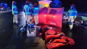 Uderzył w tył pługopiaskarki. Nie przeżył